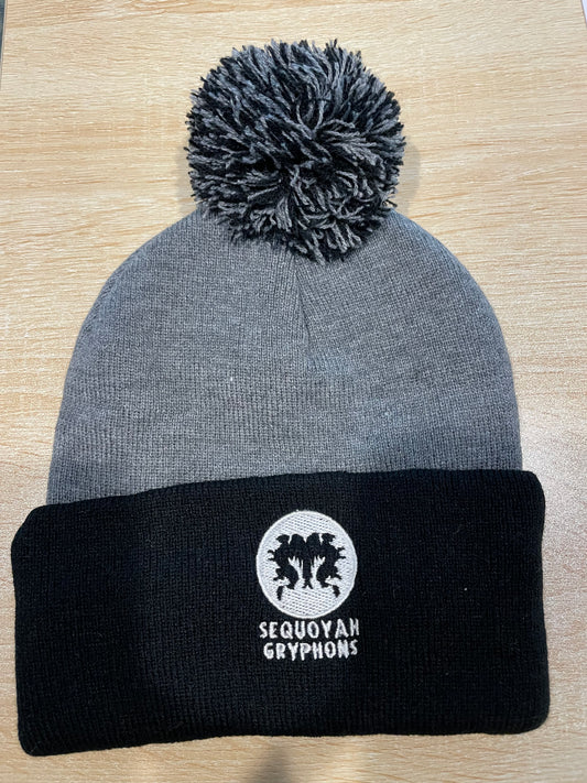 Sequoyah Gryphon hat with pom pom